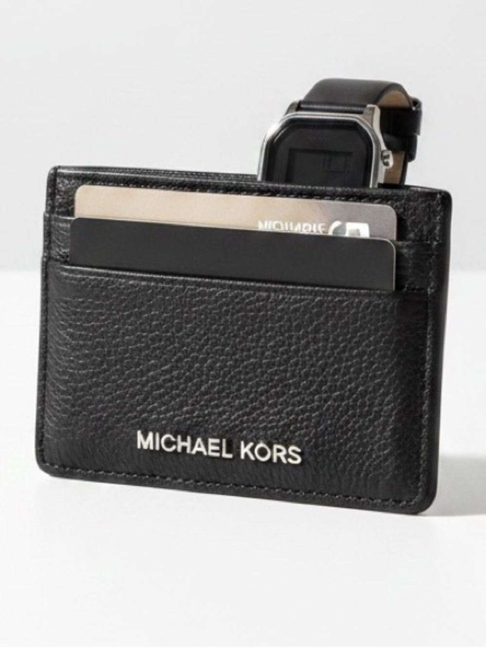 Michael Kors Black Leather Card Holder